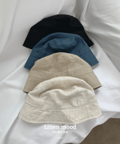 린넨 무드 버킷햇 hat (4color)