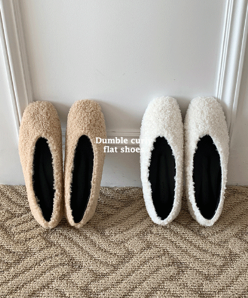 양털 뽀글이 플랫슈즈 shoes (3color)